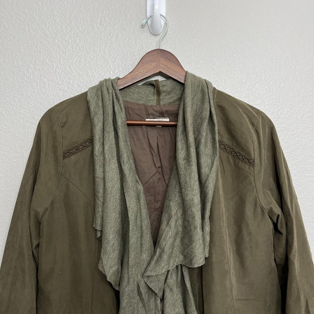 Mystree Layered Ruffle Jacket Size Small Women's … - image 2